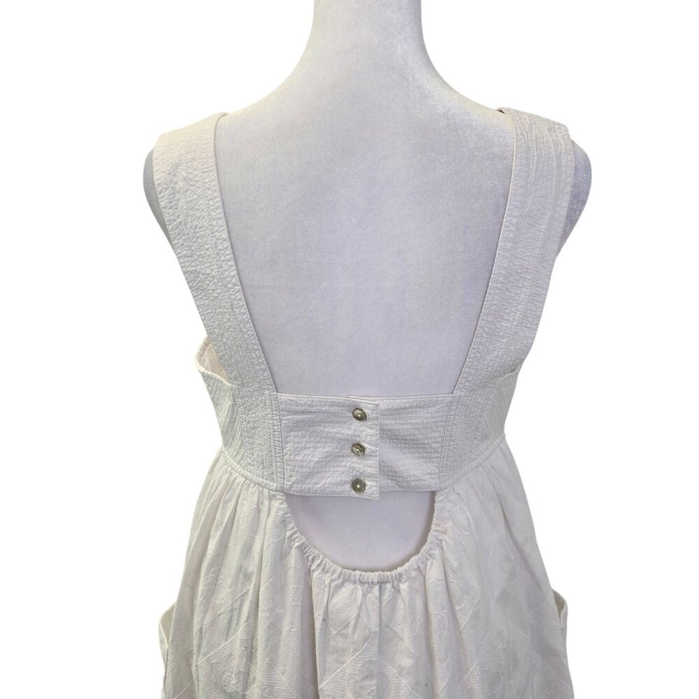 Madewell Cutout Back Empire Midi Dress Size 4 - Picture 6 of 8